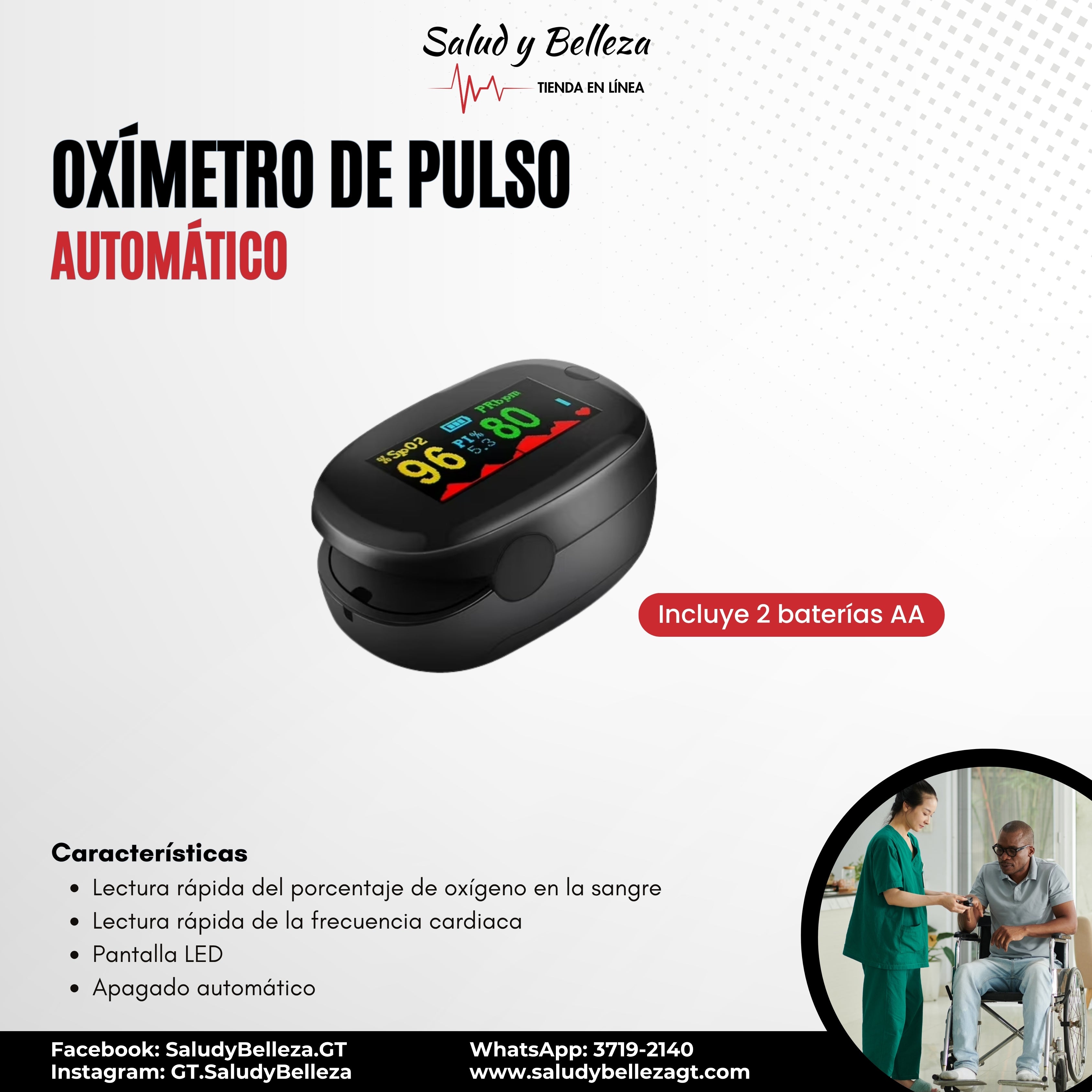 Oxímetro de pulso