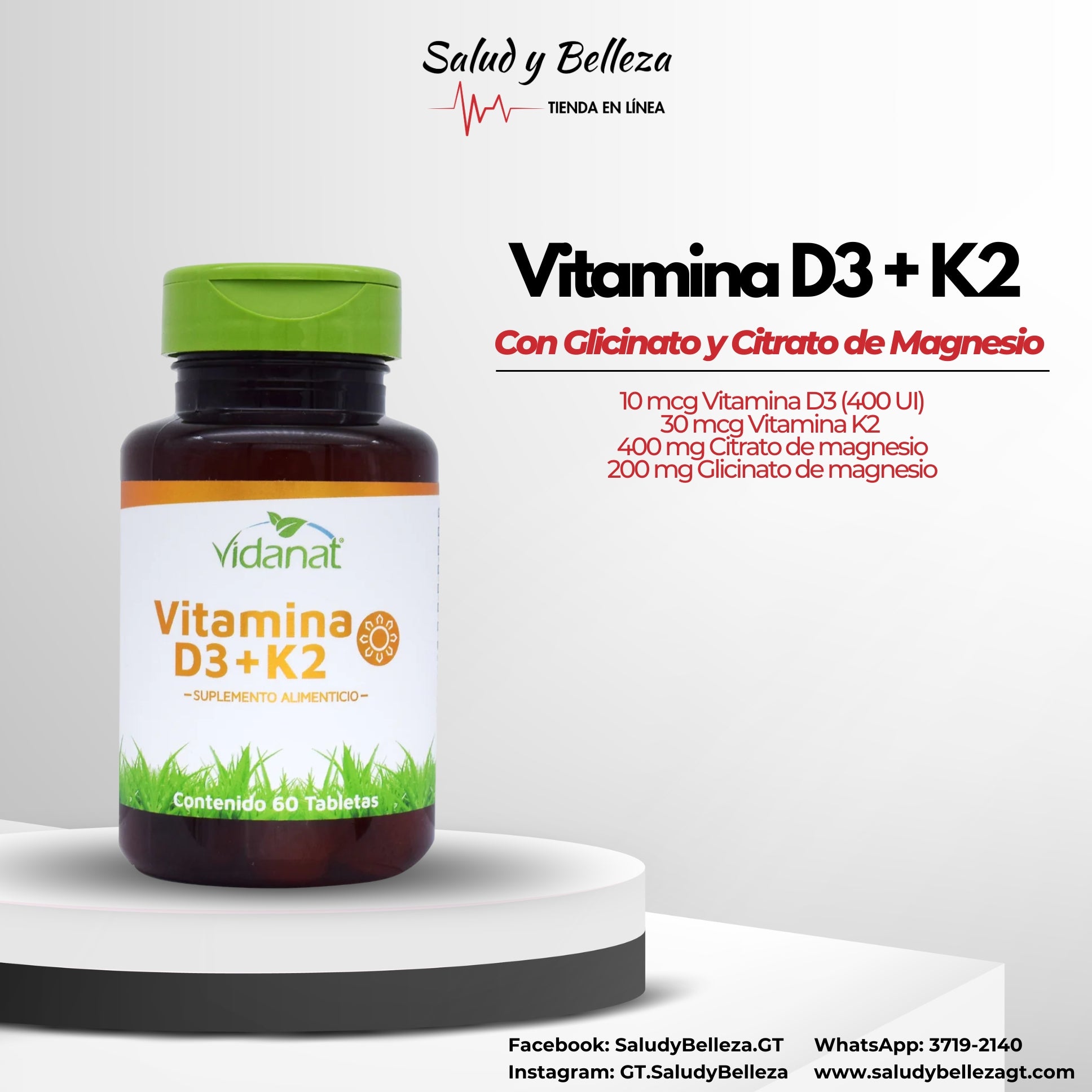 Vitamina D3 + K2