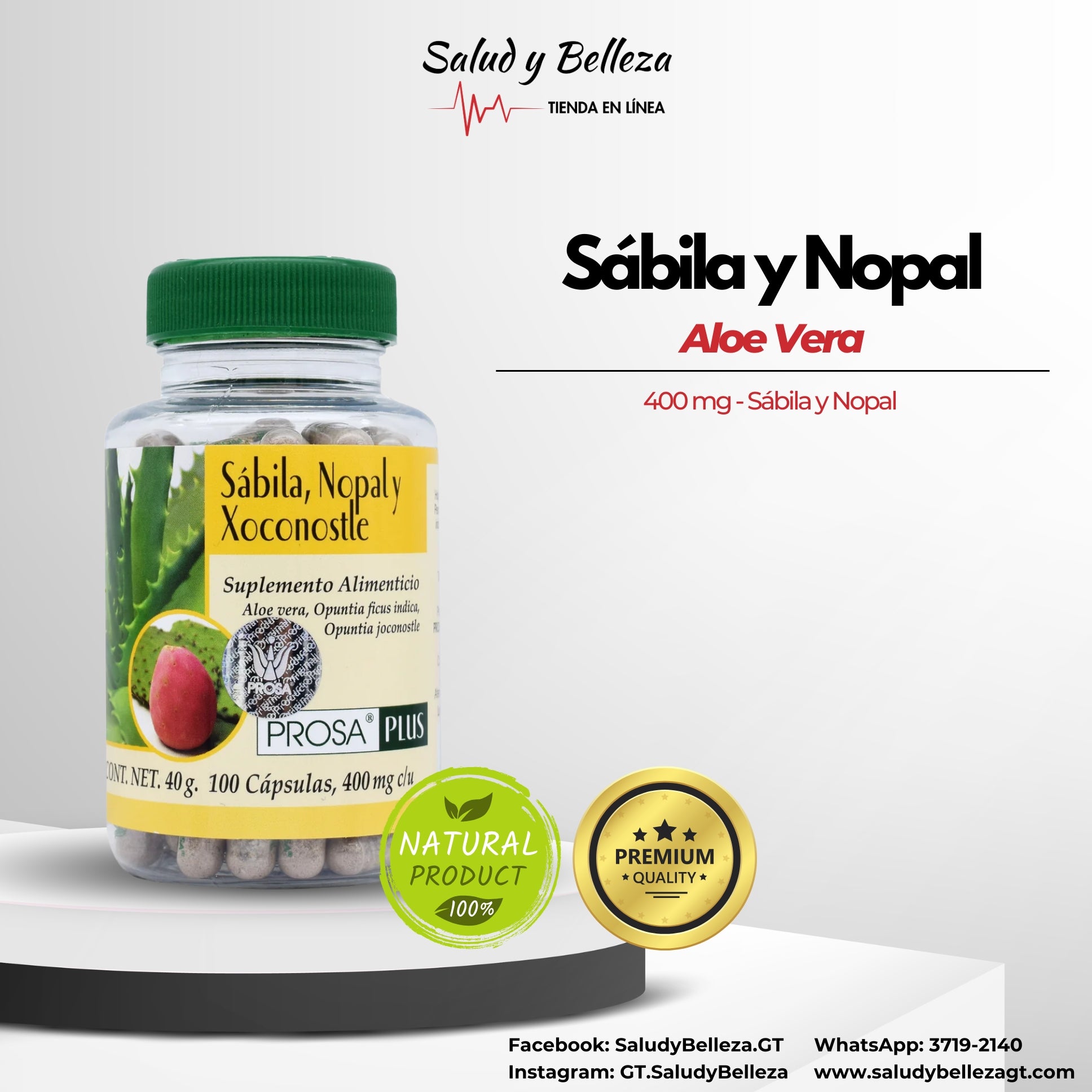 Sábila y nopal