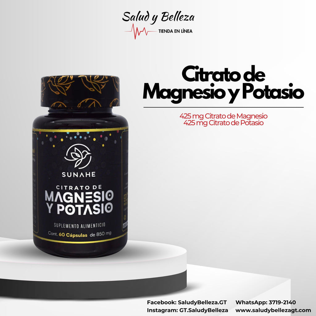 Citrato de magnesio y potasio