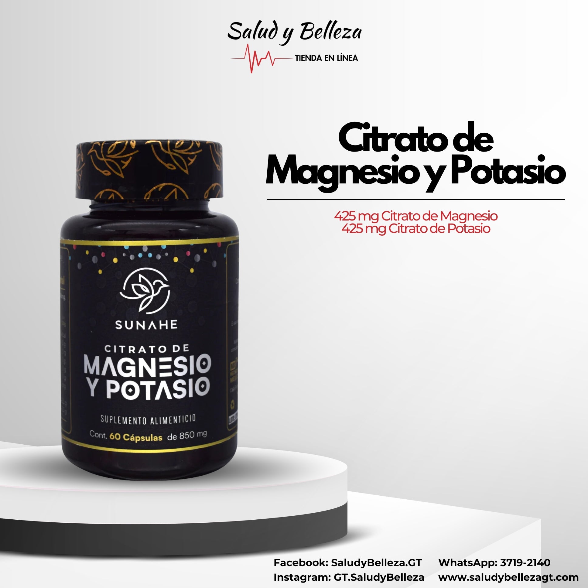 Citrato de magnesio y potasio
