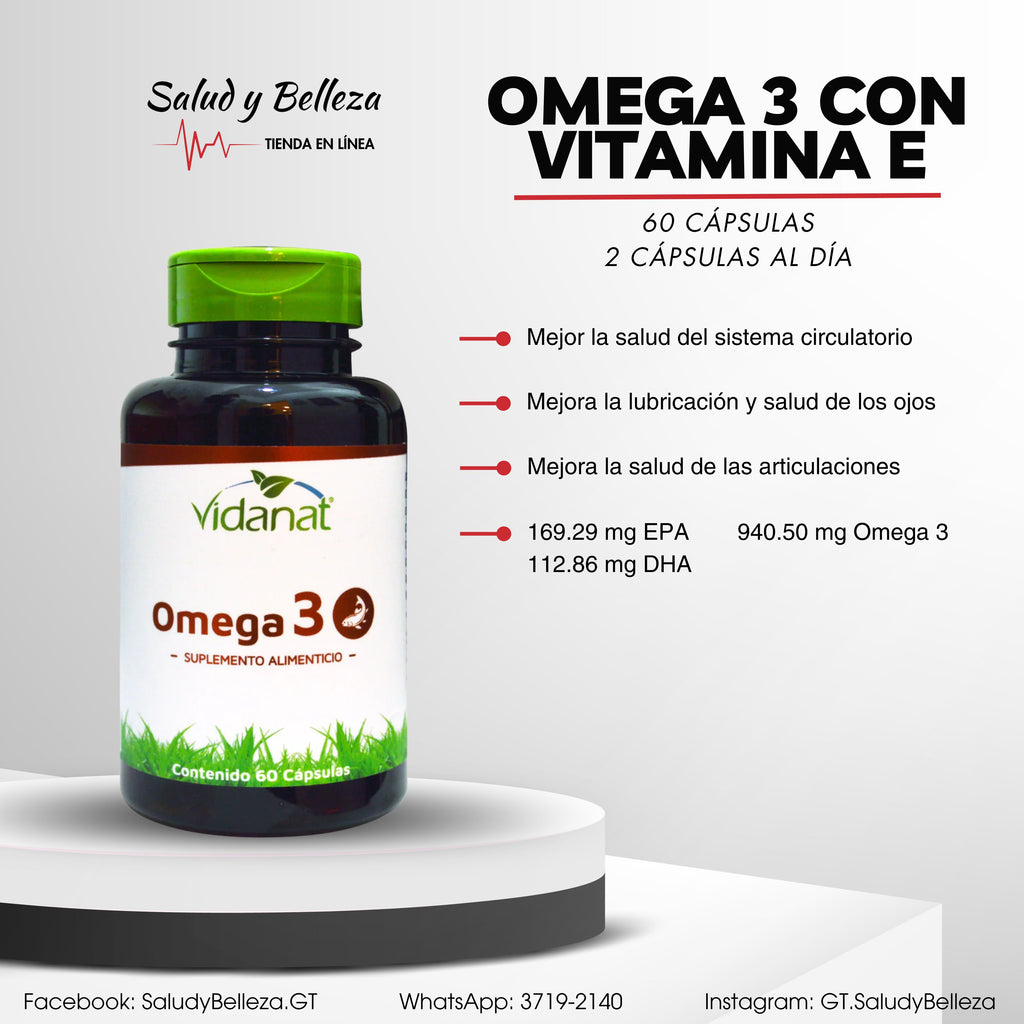Omega 3 con Vitamina E