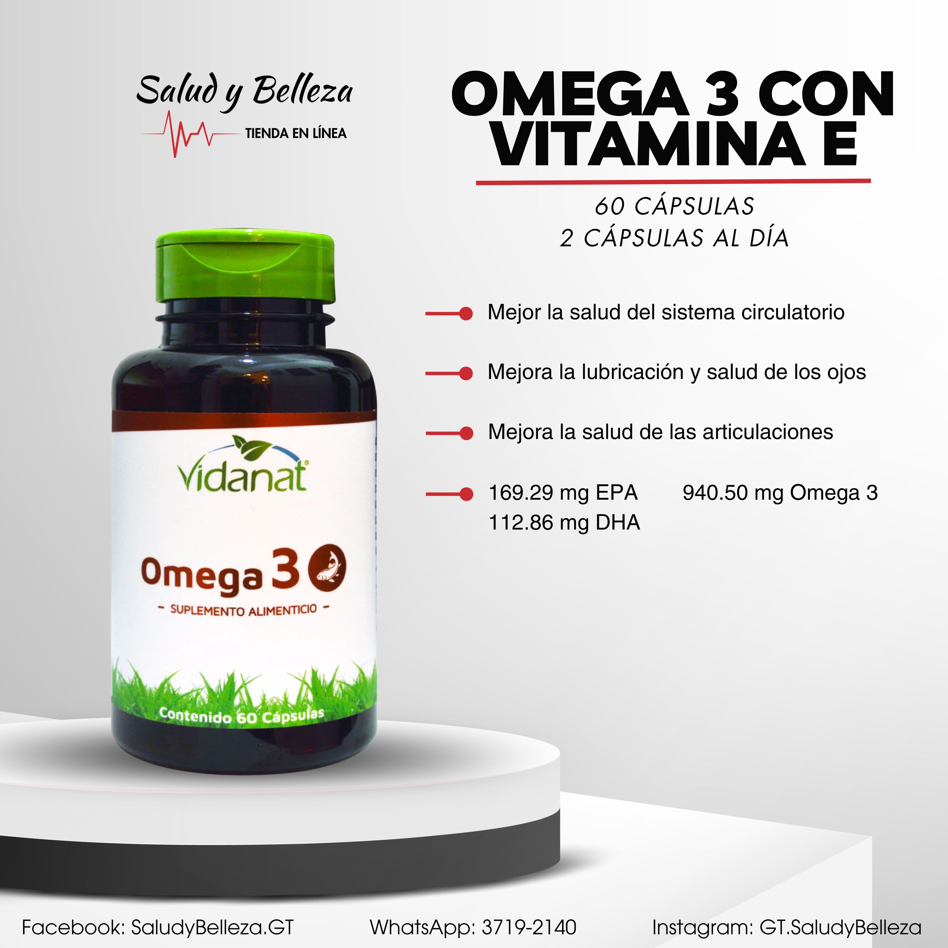 Omega 3 con Vitamina E