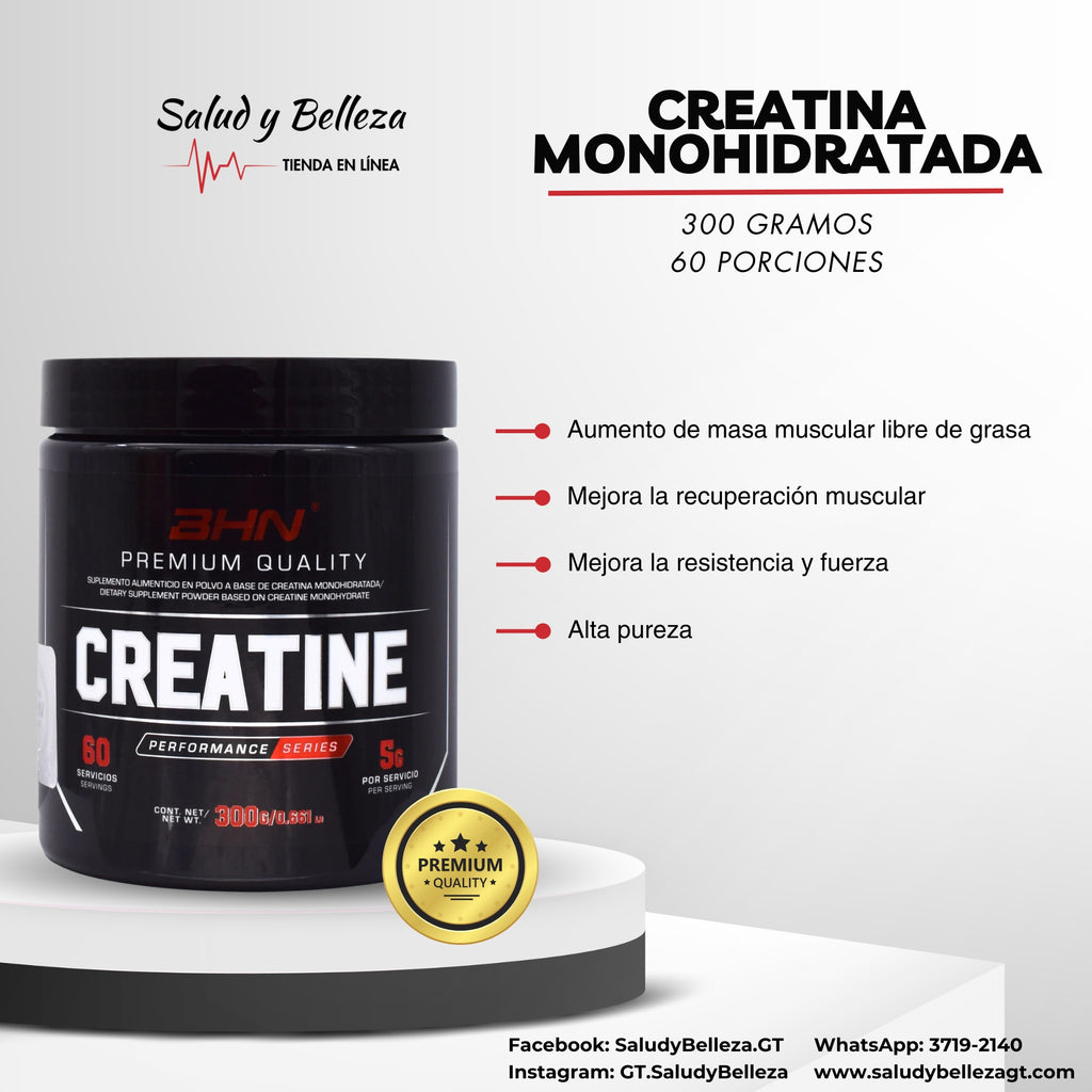 Creatina Monohidratada (60 servidas)