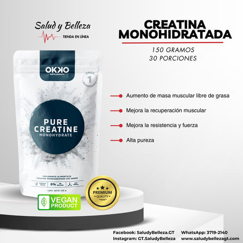 Creatina Monohidratada (30 servidas)
